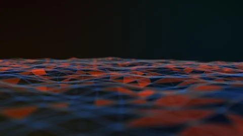 3D Rendering. internet cloud computing. Abstract background connection and li Stock Illustration