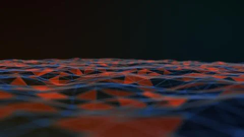 3D Rendering. internet cloud computing. Abstract background connection and li Stock Illustration