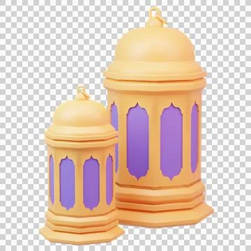 3D rendering islamic ramadan decoration background Stock Illustration