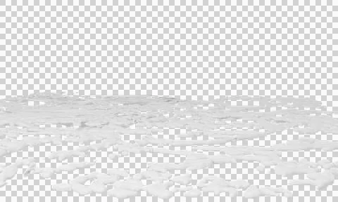 3D rendering Landscape. COLD LIGHT BACKGROUND, FROSTY WINTER. snow floor Illustrazione stock