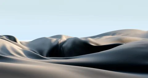 3d rendering. Light brown burlap dense crumpled fabric. Background for your d Stock Illustration