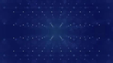 3d rendering of light explosions with glowing particles and lines. Stock Illustration