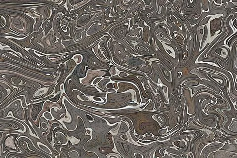 3d rendering of  liquid marble texture patterns with abstract background Stock Illustration