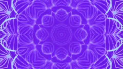 3d rendering loop animation of abstract symmetrical star shape 4K Stock Footage 288001761