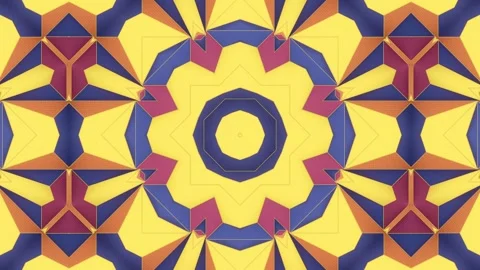 3d rendering loop animation background in vibrant hues. 4K Stock Footage 271282310