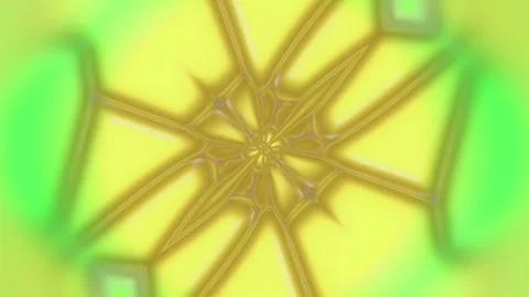 3d rendering loop animation of complex fractal pattern 4K Stock Footage 282162189