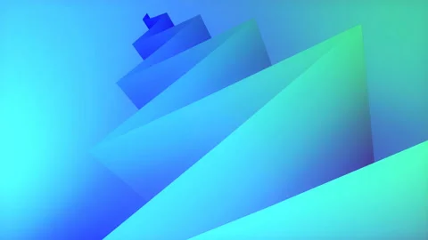 3d rendering loop animation with endlessly moving neon colored zigzag pattern 4K Stock Footage 219644995