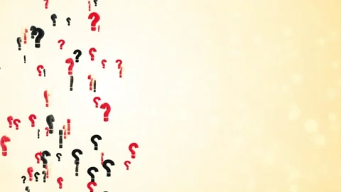 3d rendering Loop animation of exploding question mark particles Background Stock Footage 141607473