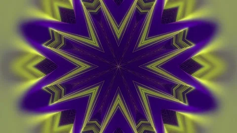 3d rendering loop animation of a geometric purple star shape 4K Stock Footage 278855844