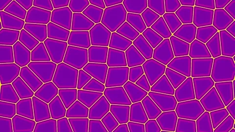 3d rendering loop animation of the interaction of colorful geometric shapes 4K Stock Footage 282741192