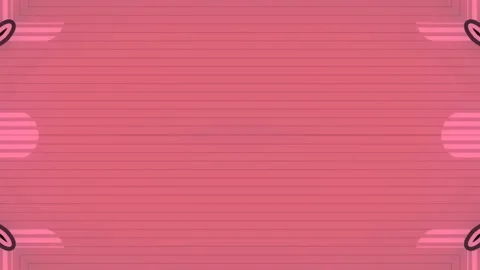 3d rendering loop animation kaleidoscopic pattern of multicolored lines and dots Stock Footage 178376753