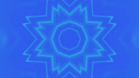 3d rendering loop animation of a star-shaped geometric figure. 4K Stock Footage 276356147