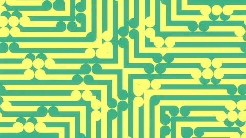 3d rendering loop animation of a symmetrical pattern with a repeating shapes 4K Stock Footage 276357524
