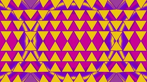 3d rendering loop animation of transformation of triangular shapes 4K Stock Footage 277202637