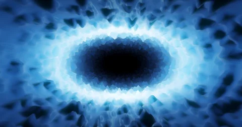 3D rendering loop footage. endless crystal abstract technology tunnel cave Stock Footage 115712903