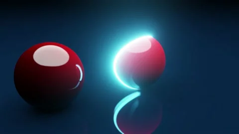 3D rendering loop footage. looped animation abstract motion background Stock-Footage 135686444