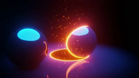 3D rendering loop footage. looped animation abstract motion background Stock Footage 135686788