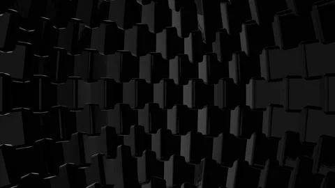 3d rendering loop inside glow sphere black and white cubes polygonal rotation. Stock Footage 131156777