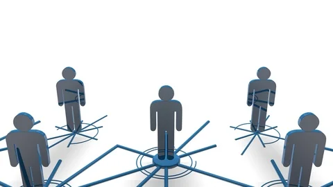 3d rendering of a loop motion graphic social media concept isolated Stock Footage 125181696