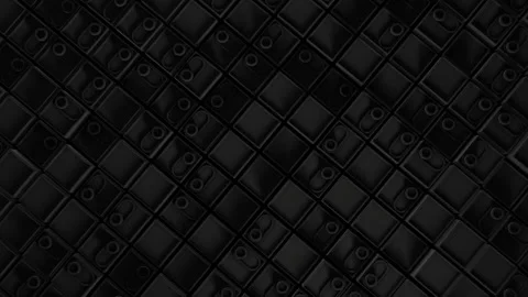 3d rendering of looped animation with geometric shapes. Endless animation. A sat Stock Footage 157394936