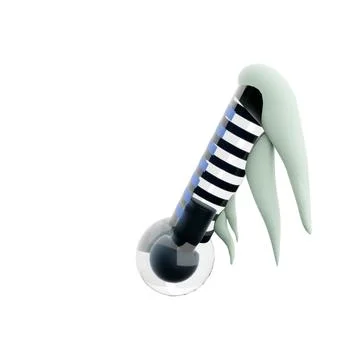 3d rendering low degree thermometer covered with snow icon. 3d render cold Illustrazione stock