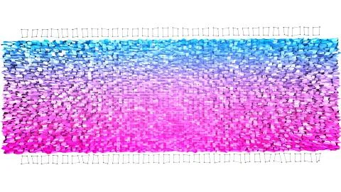 3d rendering low poly abstract geometric background with modern gradient colors Stock Illustration