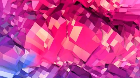 3d rendering low poly abstract geometric background with modern gradient colors 스톡 일러스트