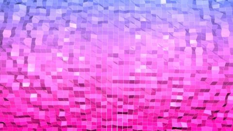 3d rendering of low poly background with 3d objects and modern gradient colors Stock Illustration