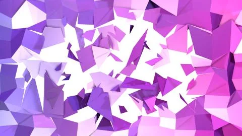 3d rendering of low poly background with 3d objects and modern gradient colors 스톡 일러스트