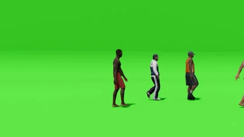 3d rendering of a man walking Stock Footage 296627301