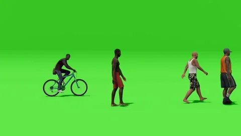 3d rendering of a man walking Video stock 296627309