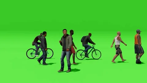 3d rendering of a man walking Stock Footage 296627328