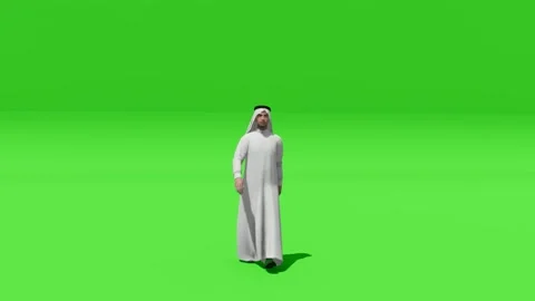 3d rendering of a man walking Video stock 300410339