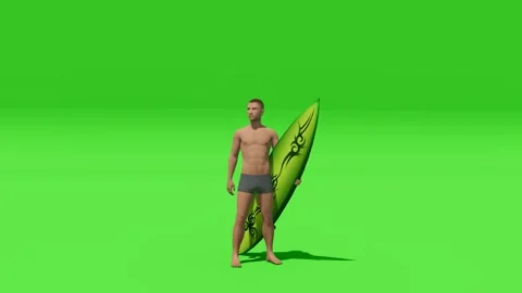 3d rendering of a man walking Video stock 300410349