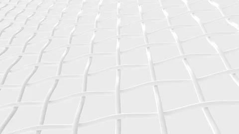 3D rendering of a mesh grid woven grid isolated even background Ilustración de archivo