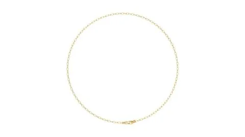 3D rendering of a metal chain in a circle isolated on white background 3D ... Stock Photos