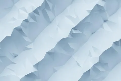 3D rendering. Minimalistic pattern of simple shapes. Bright creative symmetri Illustrazione stock