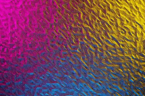 3D rendering. Minimalistic pattern of simple shapes. Bright creative symmetri 스톡 일러스트