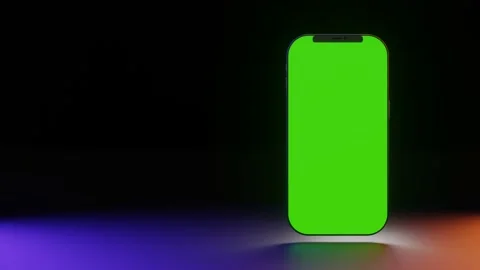 3D rendering mobile phone Stock Footage 223305407