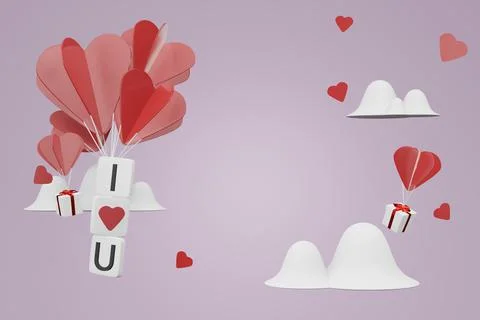 3d rendering mockup illustration design of sky with empty copypace for produc Illustrazione stock