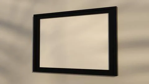 3d rendering Modern certificate realistic mockup design Stock Illustration