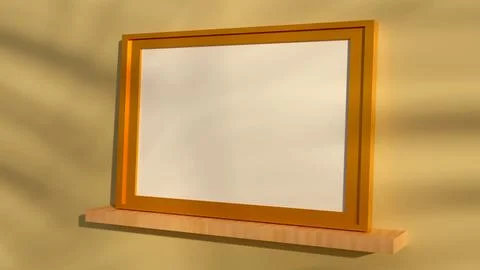 3d rendering Modern certificate realistic mockup design gold Stock Illustration