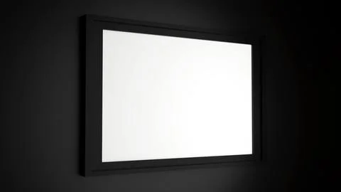 3d rendering Modern certificate realistic mockup design in elegant black Stock Illustration