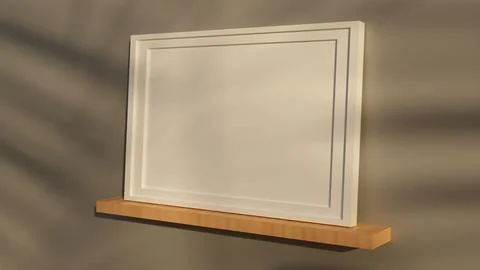 3d rendering Modern certificate realistic mockup design Stock Illustration