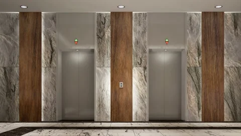 3d rendering modern style the Lobby with luxury decorate 스톡 동영상 148602009