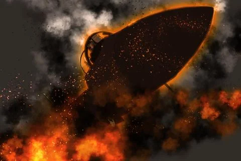 3D rendering of a modern US jet fighter in flight Stock Illustration