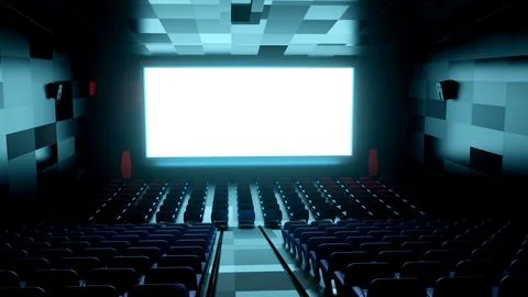 3d rendering, mokeup model cinema 스톡 일러스트