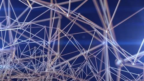 3D rendering of  Molecule And Communication Background 库存插图