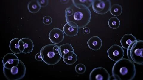 3d rendering molecule background Stock Illustration