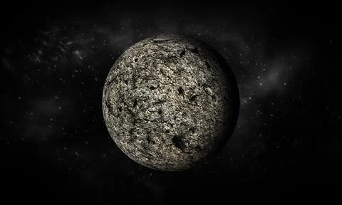 3D-rendering of Moon.Extremely detailed image including elements furnished .. 스톡 일러스트